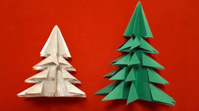 Weihnachtsbaum Papier
